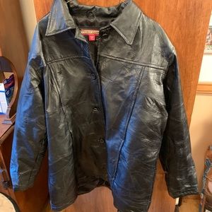 New Tudor Court Leather Jacket woman’s XL